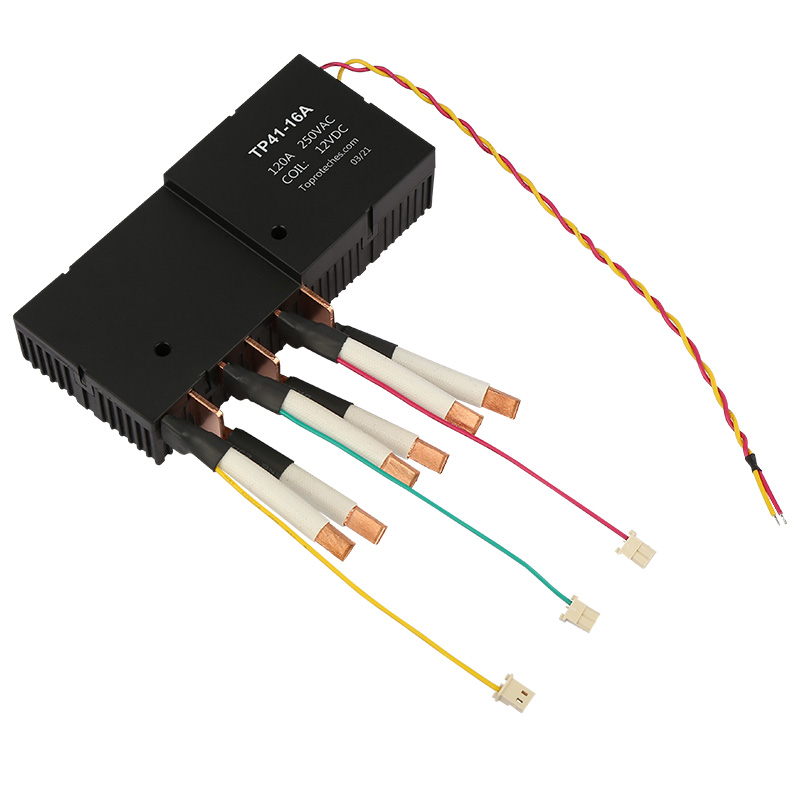 3-полюсное поляризованное реле с фиксацией IEC 62055-31, 120 А, 250 В переменного тока, для счетчиков оплаты TP41-16A